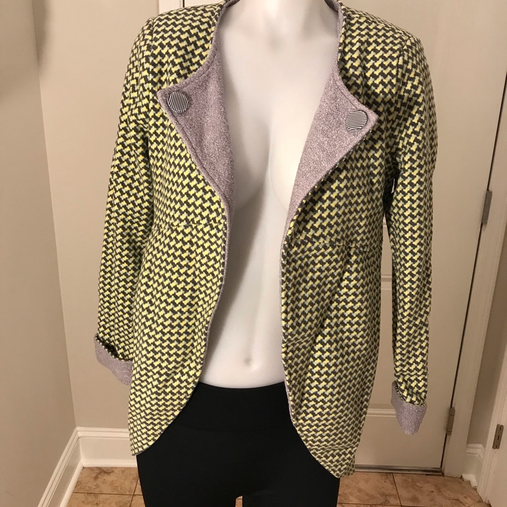 Buttons wool blend coat S